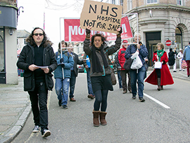 Momentum - NHS Day Of Action - Penzance - 26th November 2016