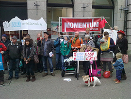 Momentum - NHS Day Of Action - Penzance - 26th November 2016